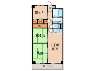 フォレスト壱番館の物件間取画像